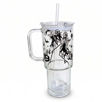 Silver Buffalo Disney’s Nightmare Before Christmas 23-oz. Glass Tumbler