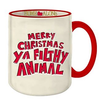 Silver Buffalo Home Alone Merry Christmas Wax Resist 17-oz. Ceramic Mug