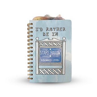 Silver Buffalo Gilmore Girls 5-Tab 5" x 8" Spiral Notebook