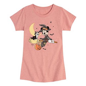 Girls 7-16 Disney's Minnie & Figaro Halloween Graphic Tee