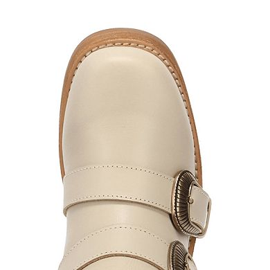 Dingo Topanga Women's Leather Ankle Booties With Buckle Detail