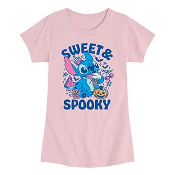 Girls 7-16 Disney's Lilo & Stitch Sweet & Spooky Graphic Tee