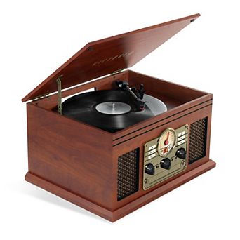 Victrola Harlow Wood Bluetooth Record Player
