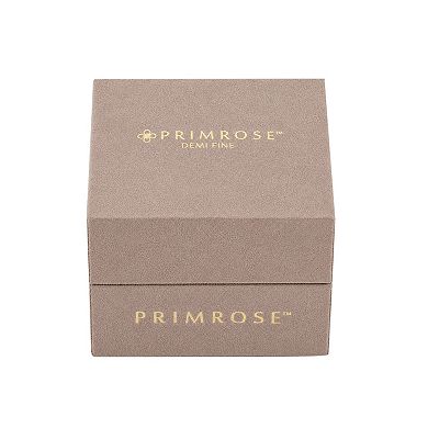 PRIMROSE 3-Pair Round Cubic Zirconia Stud Earrings Set