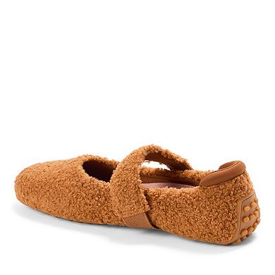 Dearfoams Haddy Women's Teddy Slip-On Flats