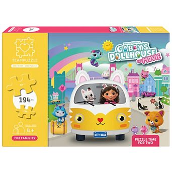 book n app TEAMPUZZLE Gabby's Dollhouse 194 pc Puzzle