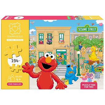 book n app TEAMPUZZLE Sesame Street 194 pc Puzzle