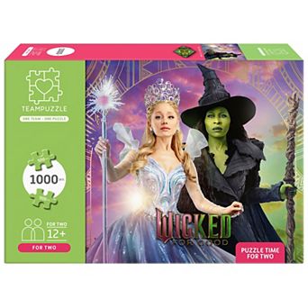 book n app TEAMPUZZLE Wicked: For Good 1000 pc Jigsaw Puzzle