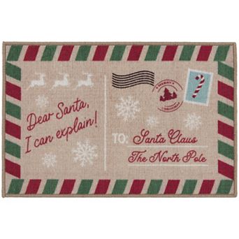 Loomaknoti Santa Letter Rug