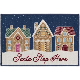 Loomaknoti Santa Stop Here Rug