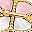 Gold Tone Pink