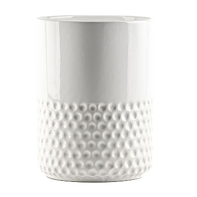 10 Strawberry Street Embossed Utensil Crock