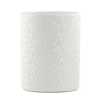 10 Strawberry Street Embossed Utensil Crock