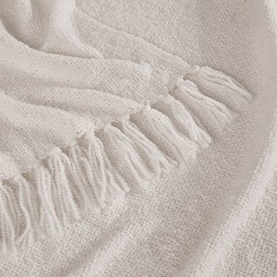 Brooklyn Loom Chunky Boucle Textured Microfiber Throw Blanket