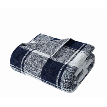 Brooklyn Loom Dusted Plaid Throw Blanket