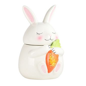 10 Strawberry Street Carrot Cuddle Bunny Canister