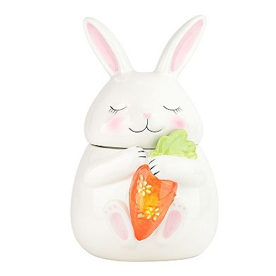 10 Strawberry Street Carrot Cuddle Bunny Canister