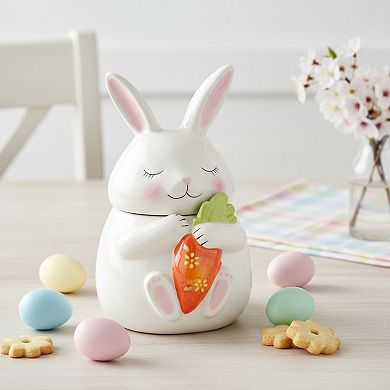 10 Strawberry Street Carrot Cuddle Bunny Canister
