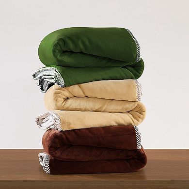 Brooklyn Loom Super Soft Braided Throw Blanket