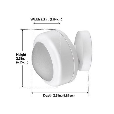 Feit Smart Home Motion-Sensing Battery Powered LED White Smart-Enabled Replacement Motion Sensor