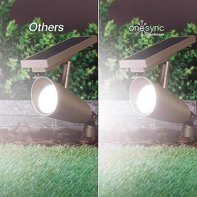 Feit OneSync Bronze Solar Powered/Remote LED Spotlight 2 pk