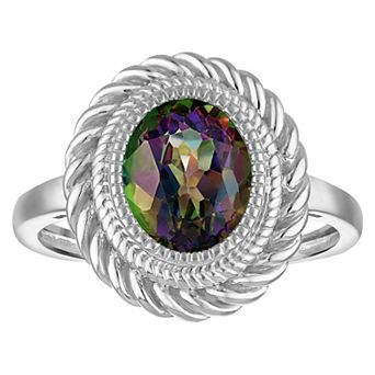 Designs by Gioelli Sterling Silver Topaz Ring