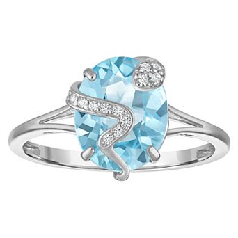 Designs by Gioelli Topaz Snake Ring