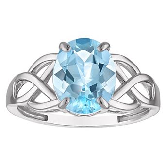 Designs by Gioelli Sterling Silver Topaz Ring