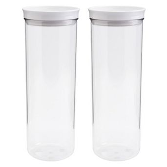 Mason Craft & More 2 pc Plastic 1.5L Food Storage Canister Set
