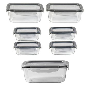 Mason Craft & More 14 pc Glass Food Storage Set