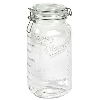 Mason Craft & More 4.5L Glass Canister with Clamp Lid