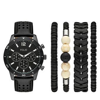 Folio Men's Watch & Bracelet Set