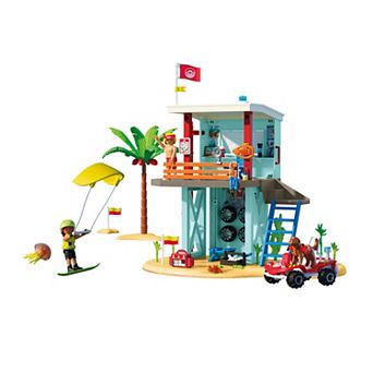 PLAYMOBIL® Lifeguard Tower with Beach Buggy Playset