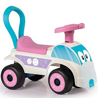 Dolu Walk & Drive Foot to Floor Car Ride-On Toy with Horn & Storage Seat