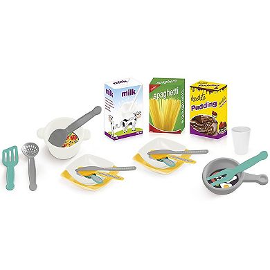 Dolu 20-Piece Toy Cooking Center with Sound Effects & Dishes