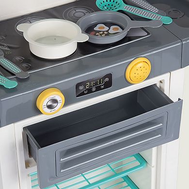Dolu 20-Piece Toy Cooking Center with Sound Effects & Dishes