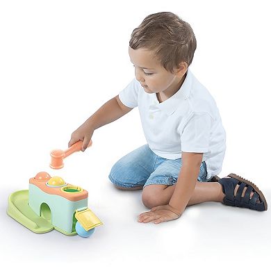 Dolu Rolling Balls Pound & Play Toy with Hammer Mallet & 3 Balls