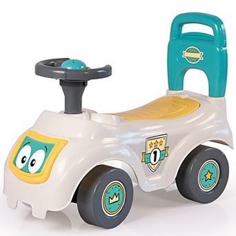 Dolu Walk & Drive Sit N' Ride Foot-To-Floor Ride-On Toy Vehicle with Horn & Storage Seat