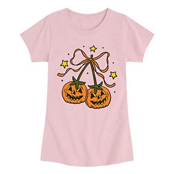 Girls 7-16 Pumpkin Cherries Graphic Tee