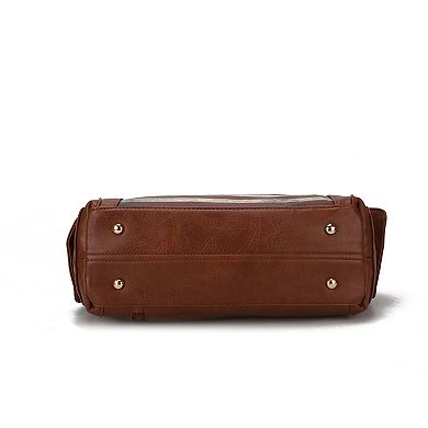 MKF Collection Alaina Faux Leather Shoulder Bag