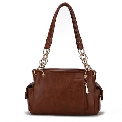 MKF Collection Alaina Faux Leather Shoulder Bag