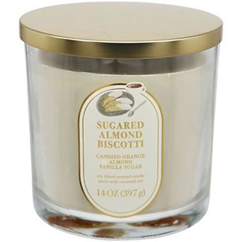 Sonoma Goods For Life® Sugared Almond Biscotti Soy Blend Scented Candle 14 oz.