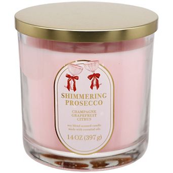 Sonoma Goods For Life® Shimmering Prosecco Champagne Grapefruit Citrus 14-oz. Candle