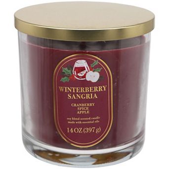 Sonoma Goods For Life® Winterberry Sangria Soy Blend Scented Candle 14-oz.