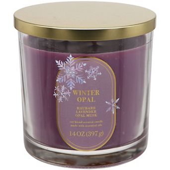 Sonoma Goods For Life® Rhubarb Lavender Opal Musk 14-oz. Soy Blend Candle
