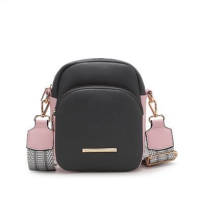 MKF Collection Rachel Crossbody Bag With Zip Closure