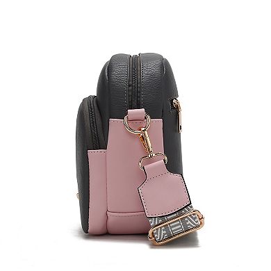 MKF Collection Rachel Crossbody Bag With Zip Closure
