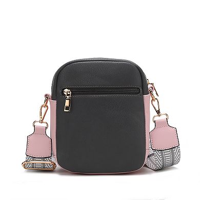 MKF Collection Rachel Crossbody Bag With Zip Closure