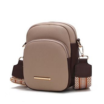 MKF Collection Rachel Crossbody Bag With Zip Closure