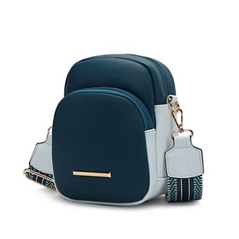 MKF Collection Rachel Crossbody Bag With Zip Closure